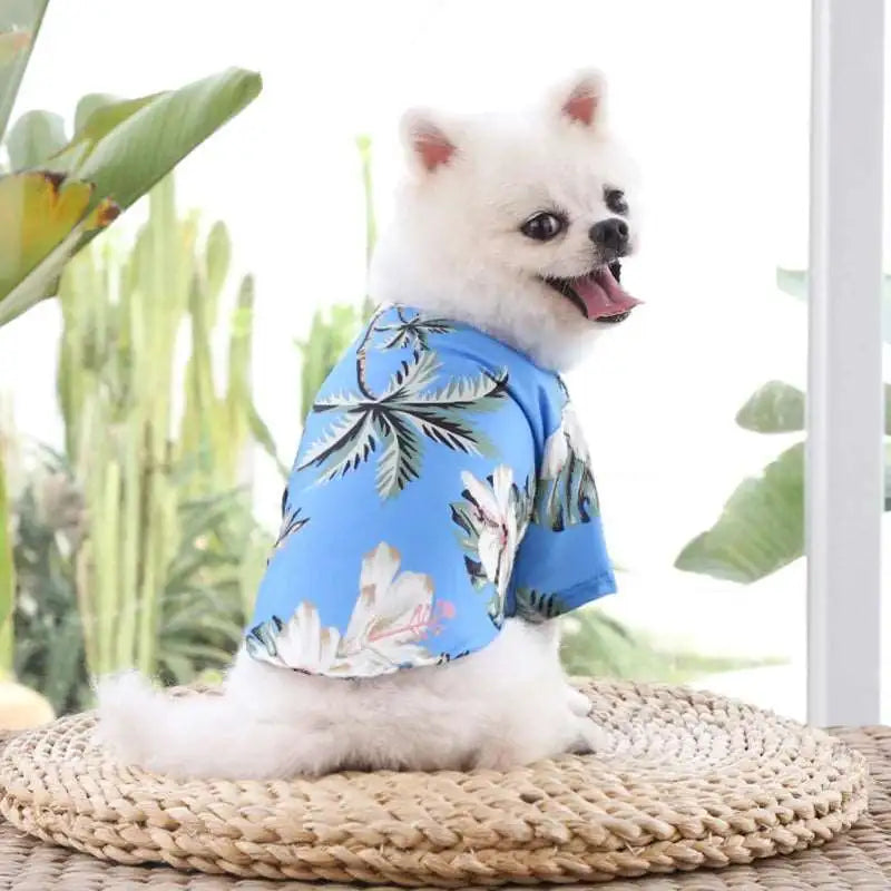 Hawaiian Tropical Dog T-Shirts