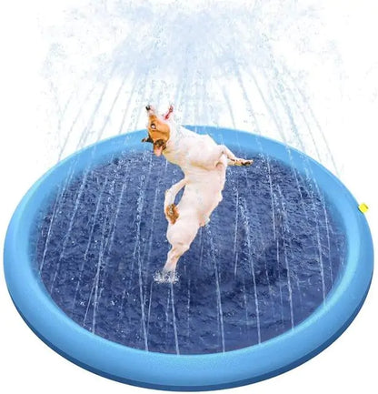 Summer Splash Pet Sprinkler Pad: Inflatable Cooling Mat